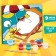Picture on numbers for children "Duck on vacation", 17x17 cm