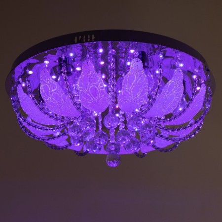 Svetogor chandelier "Butle" 8x60W E27 LED lighting chrome 60x60cm-7