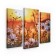 Carty clock, modular "chamomile at sunset", silent, 60 x 80 cm