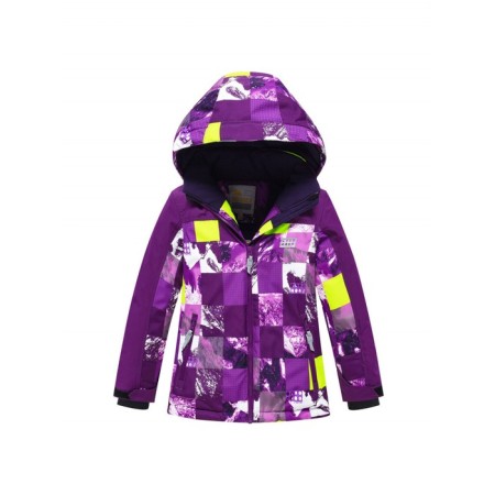 Ski costume for a girl, height 158 ​​cm, purple color-1