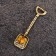 Koselka souvenir "Königsberg shovel", with natural amber