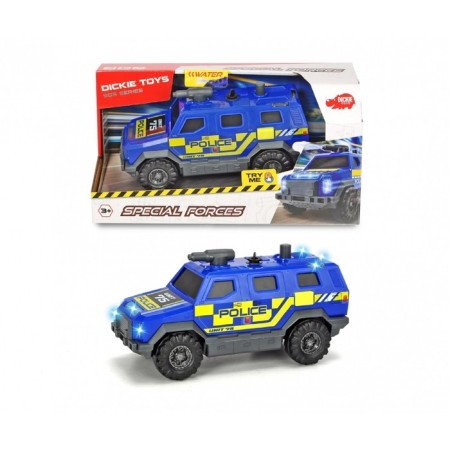 Police SUV, 18 cm, light and sound effects, water pump