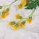 Artificial flowers "Mimosa Garden Lux" 60 cm, yellow
