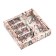Box for 8 sweets + chocolate, with a window, Paris 17.7 x 17.85 x 3.85 cm