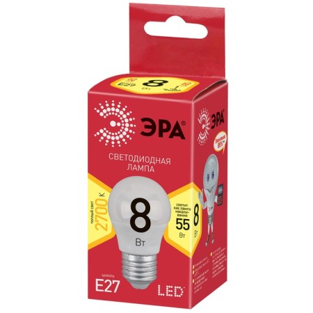 LED LED era Red Line "Shar", 8 W, E27, 640 lm, 2700k, glow warm white-3