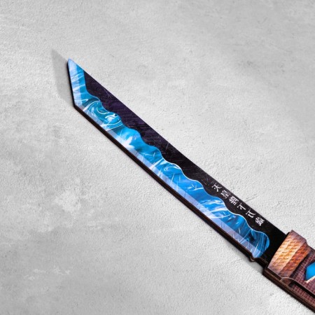 The souvenir is wooden "Tanto knife", in a scabbard, blue-3
