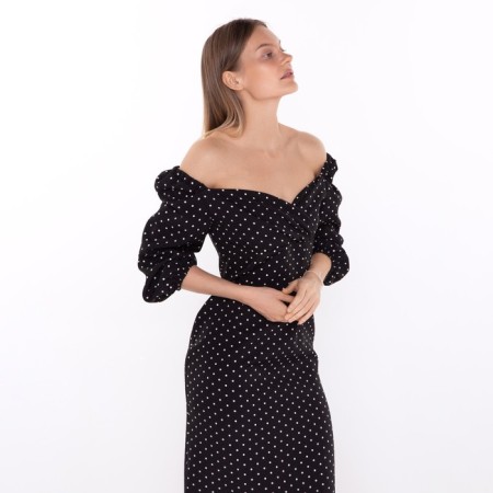 Women's dress, black, rr 44-5