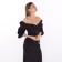 Women's dress, black, rr 44