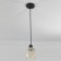Suspended lamp 1x60W E27, size 20x20x150 cm