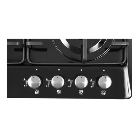 Hon surface NordFrost HS 6040 B, gas, 4 burners, black-5