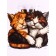 Gift Vertical Gift "Hugs", S 12 × 15 × 5.5 cm