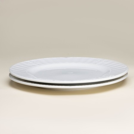 Set of porcelain plates SL Home "Vintage Frank", D = 27 cm, white color-3