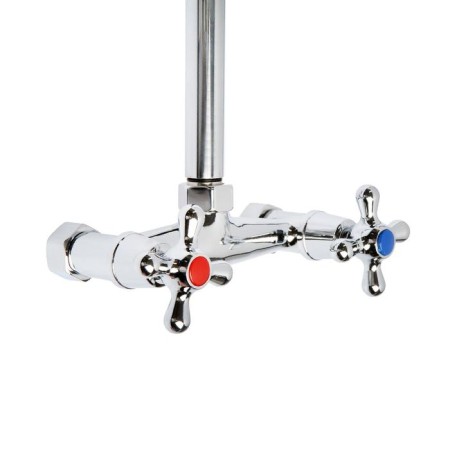 Shower system Istok Life Standard with a two -handed mixer, chrome-3