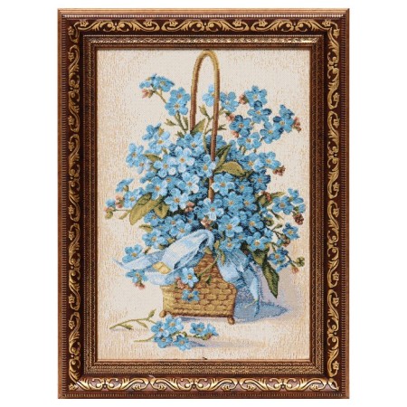 Tapestry "Bouquet in the basket" 28x38 cm-4