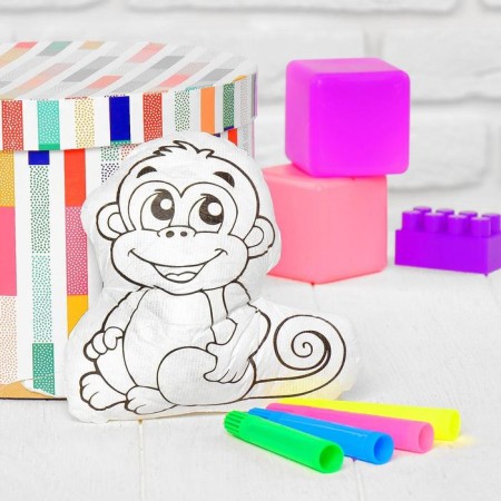 Coloring toy "Monkey" (without markers) in a package-1