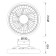 Mantra Turbo, LED, 4100-5700lm, 2700-5000K, 180 mm, white color, white