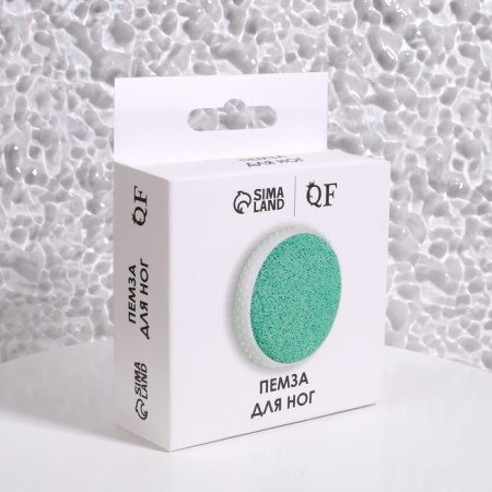 Pumza for a pedicure, with a rubber insert, 8 × 8 cm, in a box, color mix-8