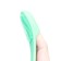 Toothbrush for dogs on a finger, silicone, 14 cm, mint