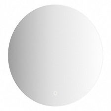 Зеркало с DEFESTO LED-подсветкой 12 Вт, 50х50 см, сенсорный выключатель, нейтральный белый свет