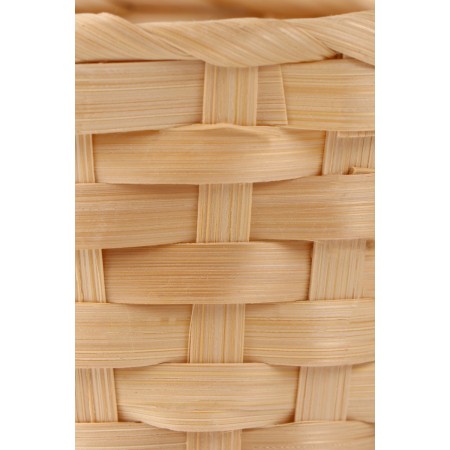 Wicker basket, D13 x h9.5/28cm, bamboo, natural-6