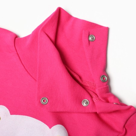 Turtleneck for girls, fuchsia color, height 92-1