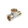 The tee "CTM", 1/2 ", internal/internal/outer thread, nickel -plated brass