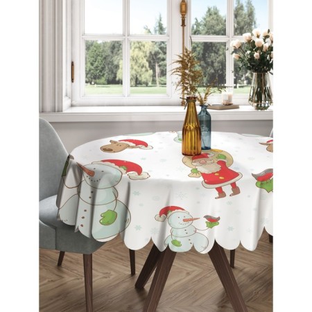 Tables on the table "Friendly Christmas", Round, Saten, D = 150 cm