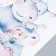 Sticker Plastic Interior color "Cute Hippo" 30x90 cm