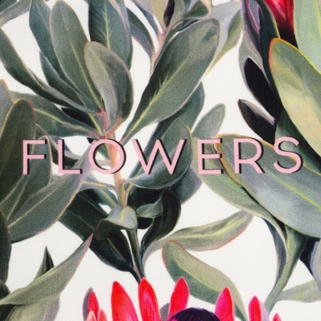Set gift Ethel Flowers: a towel 40x73 cm, shoulder blade-3