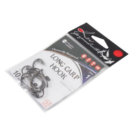 KOI LONG Carp Hook hook, size 1 int, BN color, 10 pcs.-4