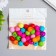 Beads for creativity plastic "Ribbed" set of 30 pcs 1.2x1.2 cm