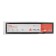 Airline license plate frame, anti -vandal, metal, black