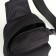 Slong bag from textiles, black color
