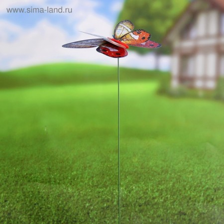 Garden plug "butterfly" 20x14cm, 45cm / packing 50pcs, price per pcs-4