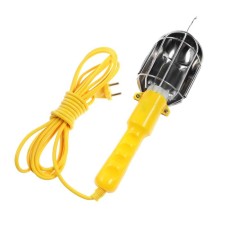 A portable Luazon Lighting lamp with a switch under the lamp E27, 5 meters, yellow