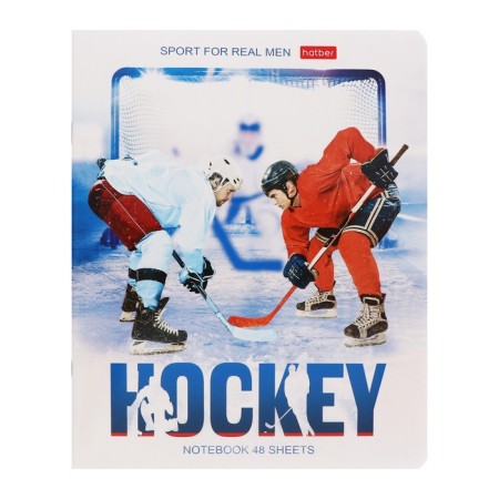 Notebook of 48 sheets in a hockey cage, covering a coated cardboard, mix-9