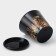 Pot for the flowers of the shade "Goldi", 800 ml, black color