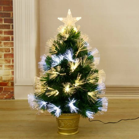 Fibrooptic Christmas tree 60 cm bunch of overflows 55 branches