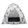 The tent winter machine is insulated, the bottom on the zipper, 1.5 x 1.5 m, kmf