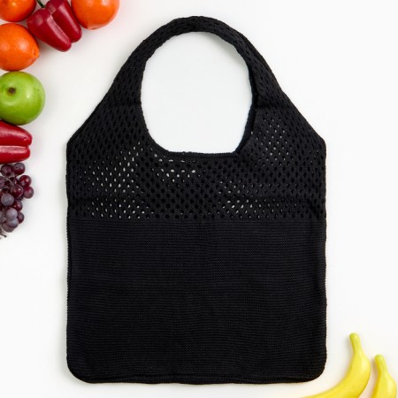 ALOSKA 38 x 62 cm, handle 22 cm, cell 0.5 cm, black-3