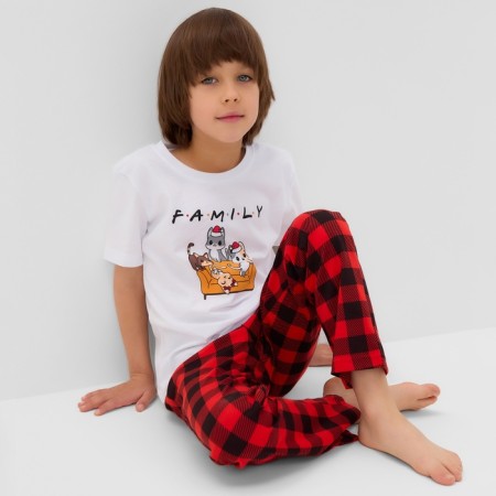 New Year. PAZHAMA Children's KAFTAN "Family" Size 34 (122-128 cm)-6