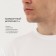 Male T -shirt, basic, size m (48), white color