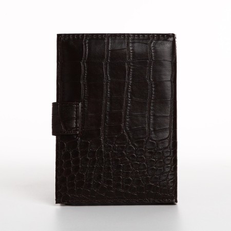 Cover on the magnet, for auto documents and passports, brown color-1