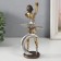 Polystone souvenir "Little ballerina in a silver pack and month" 11x8x18.2 cm