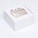 Box for cake, white, 18 x 18 x 10 cm