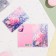 Postcard "Happy Birthday!" Congrev, embossing, pink-lilac color, 12.5 x 19.4 cm