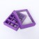Box for sweets, 12 pcs, lilac, 19 x 15 x 3.6 cm