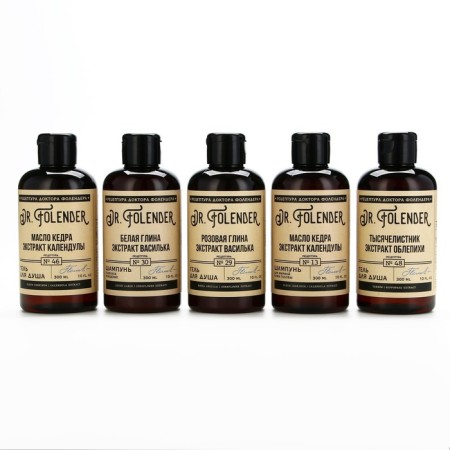 Shower gel, 300 ml, cornflower aroma, Dr.Folender-9