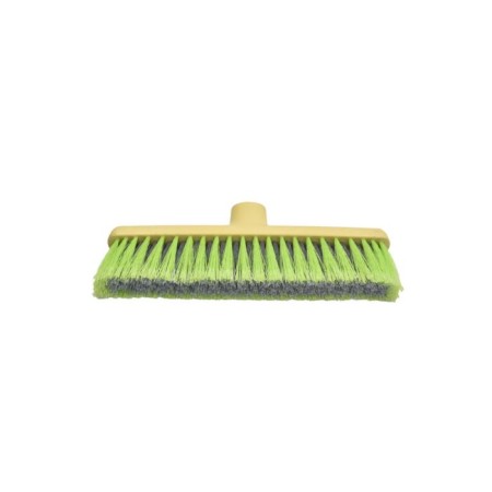 The floor brush is soft