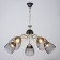Ricardo chandelier 5he27 40W Black 71x71x38-65cm Bayerlux